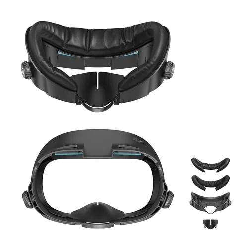 Amvr Fc3 Facial Interface Face Pad Compatible With Meta/oculus Quest 3 Accessories, With Knob Adjustable, Not Compatible With Meta Quest 3s