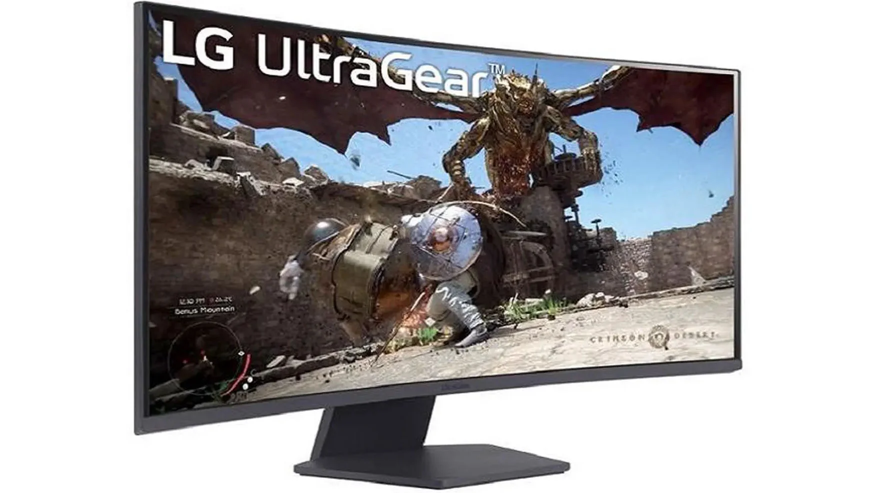 LG UltraGear 32GS60QC-B Angled