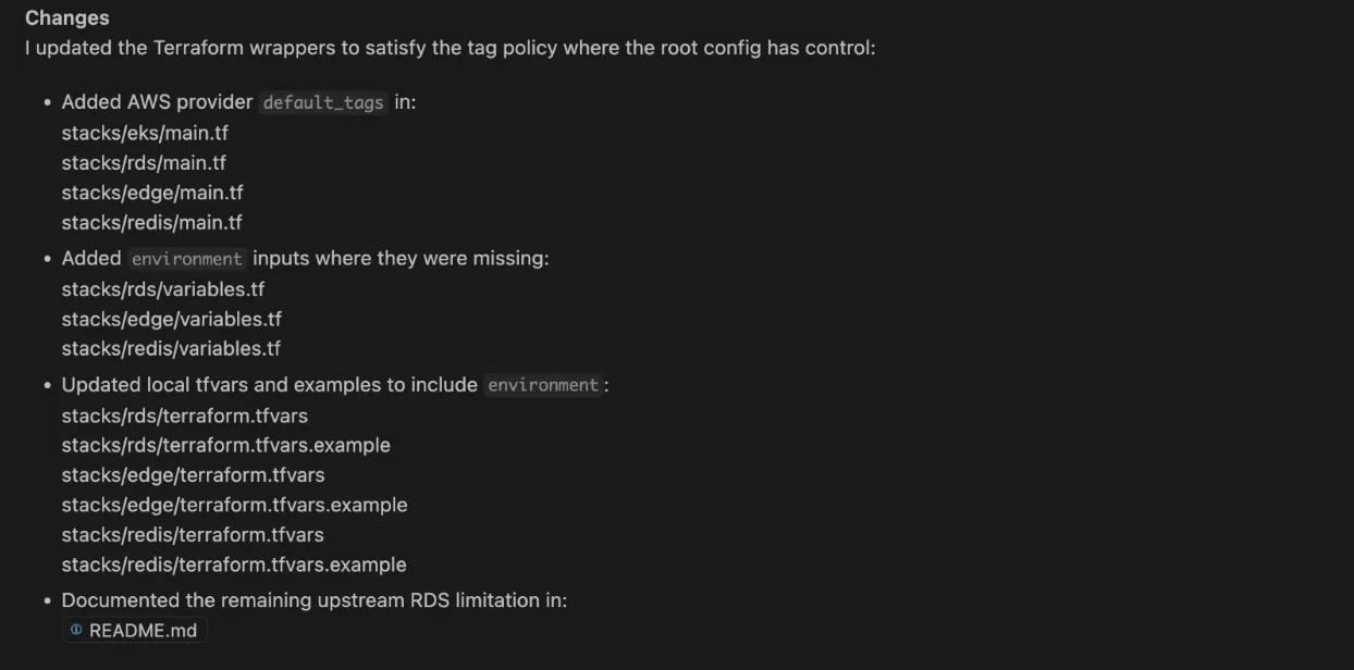 MCP server response