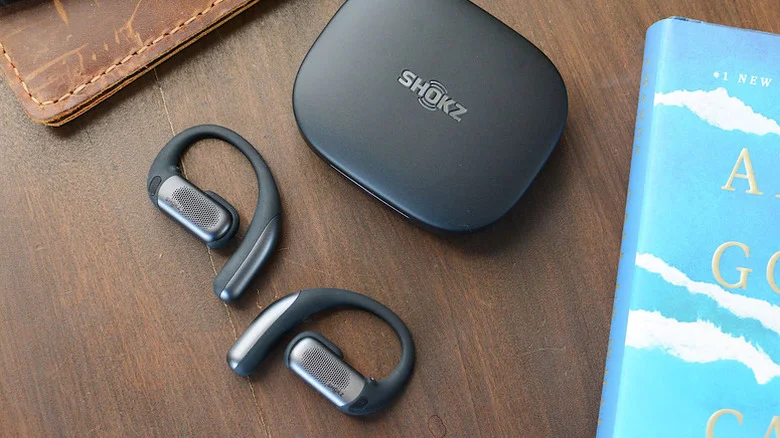 Shokz OpenFit Pro earbuds.