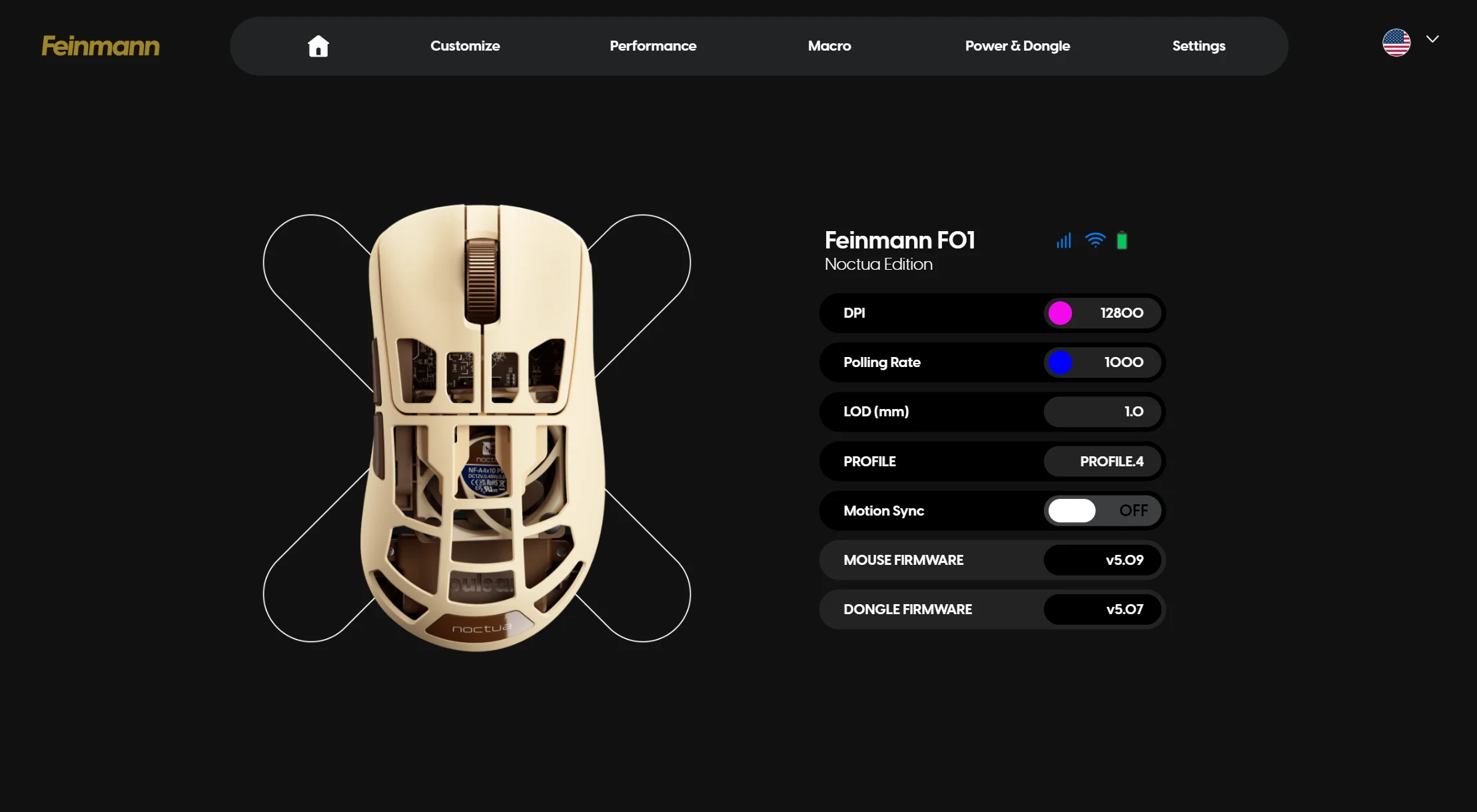 Pulsar Feinmann F01 Noctua Edition