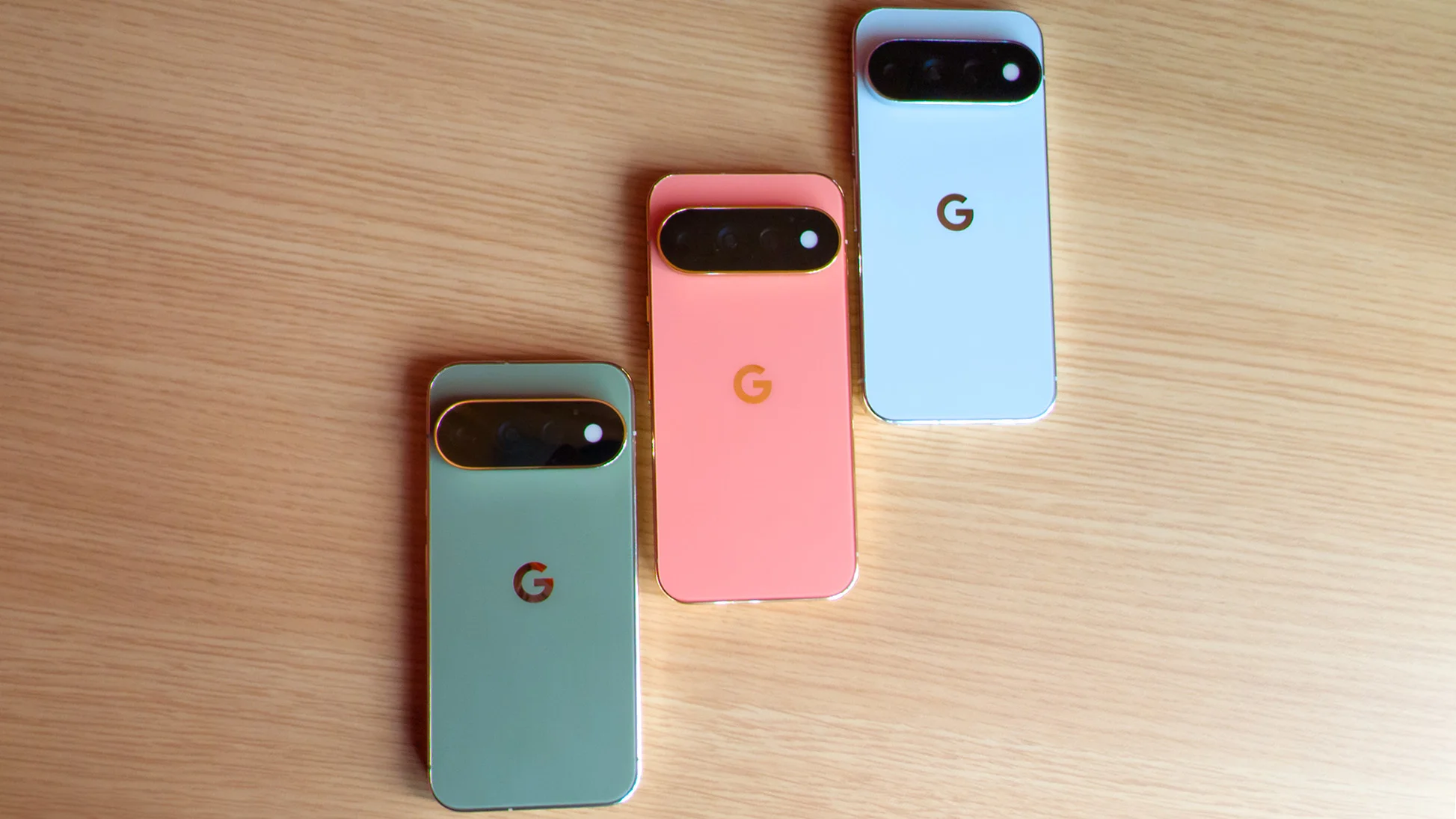 All three Google Pixel 11 Pro colors