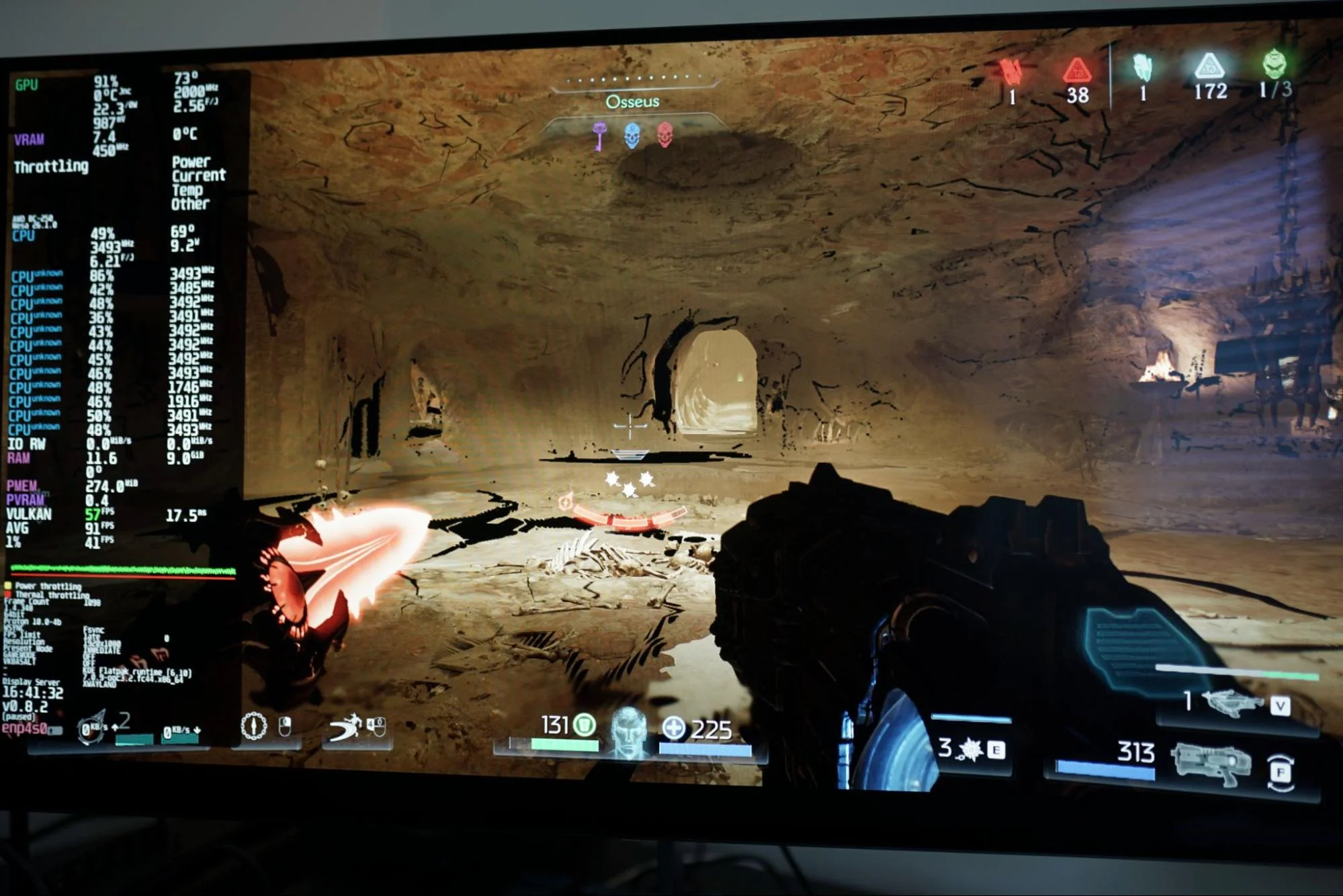 Rendering error while running DOOM on the BC-250
