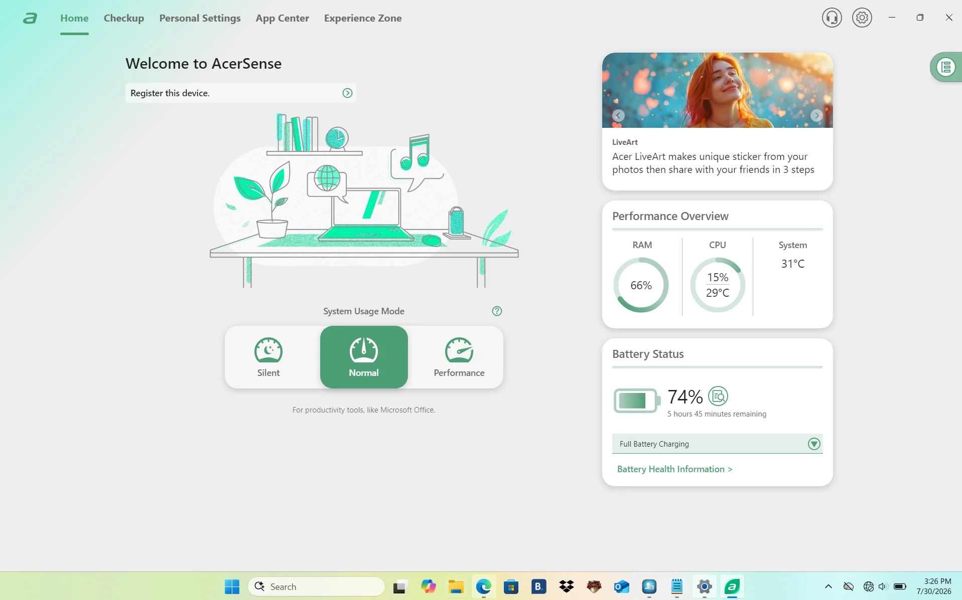 Acer Swift Go 16 AI (AMD Gorgon Point)