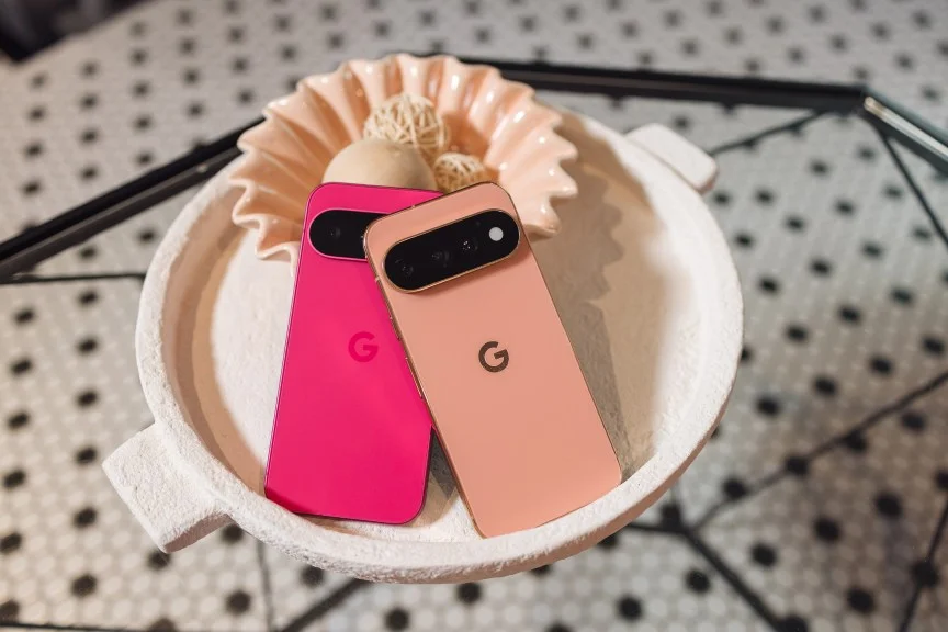 Image of two Google Pixel phones