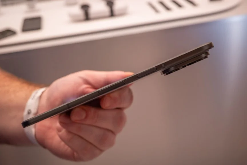 Side view of the Pixel 11 Pro Fold