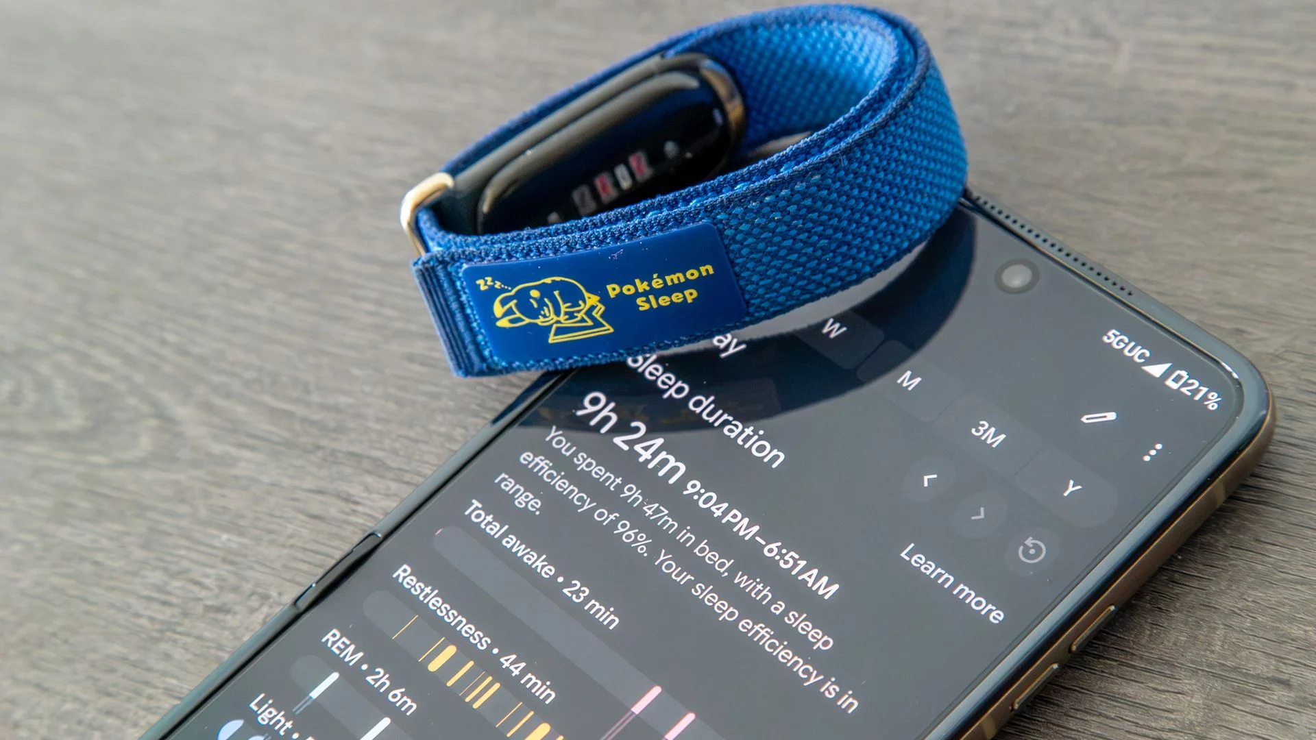 Fitbit Air Pokémon Sleep edition and Google Health app