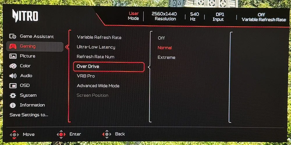 Acer Nitro XV273U F5