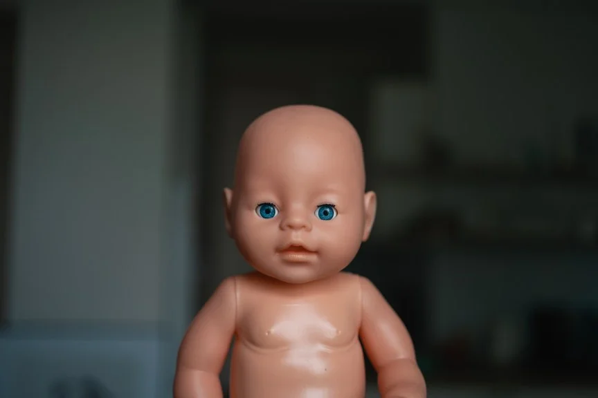 Plastic baby doll