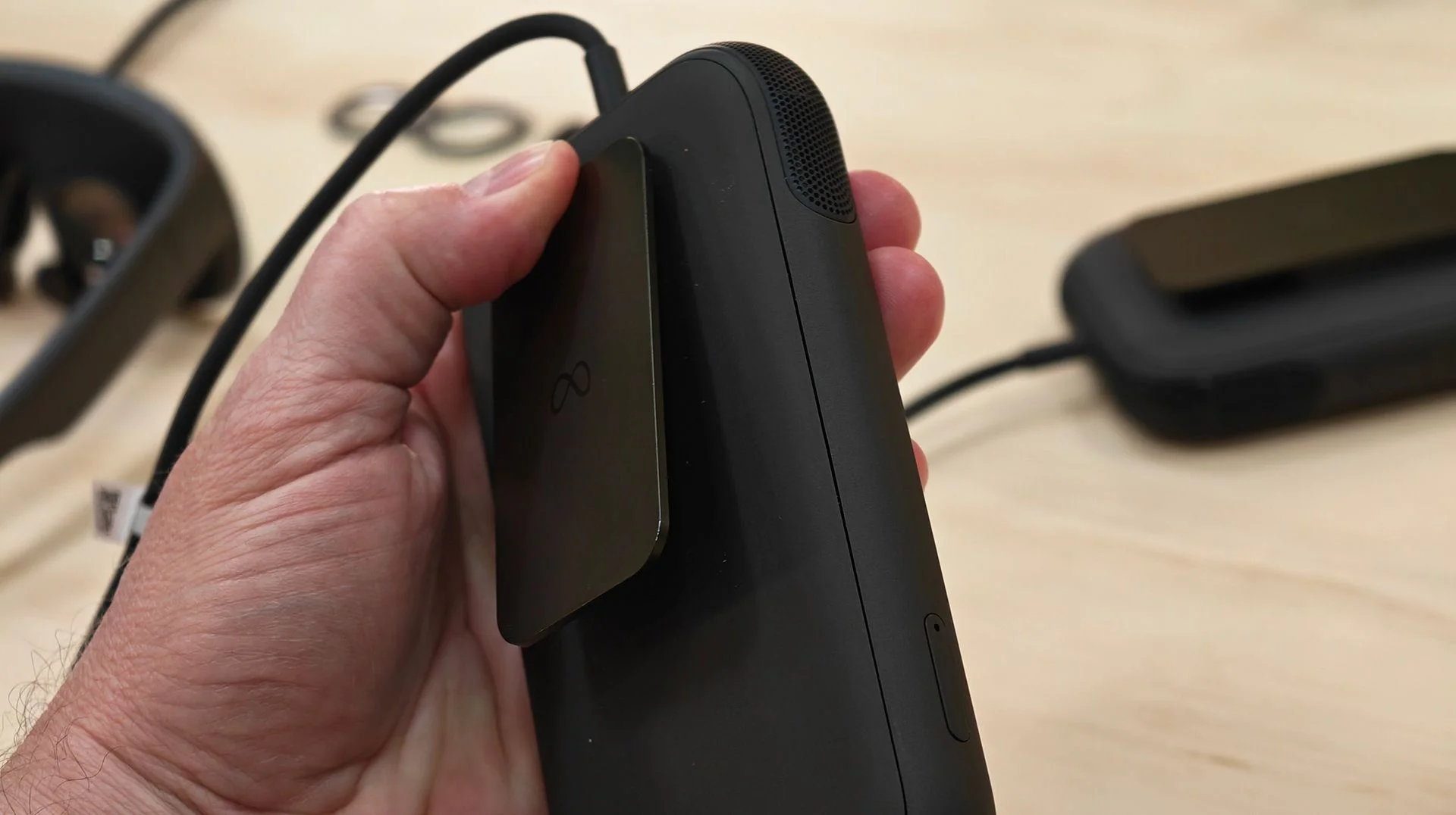 Meta VR Glasses compute puck
