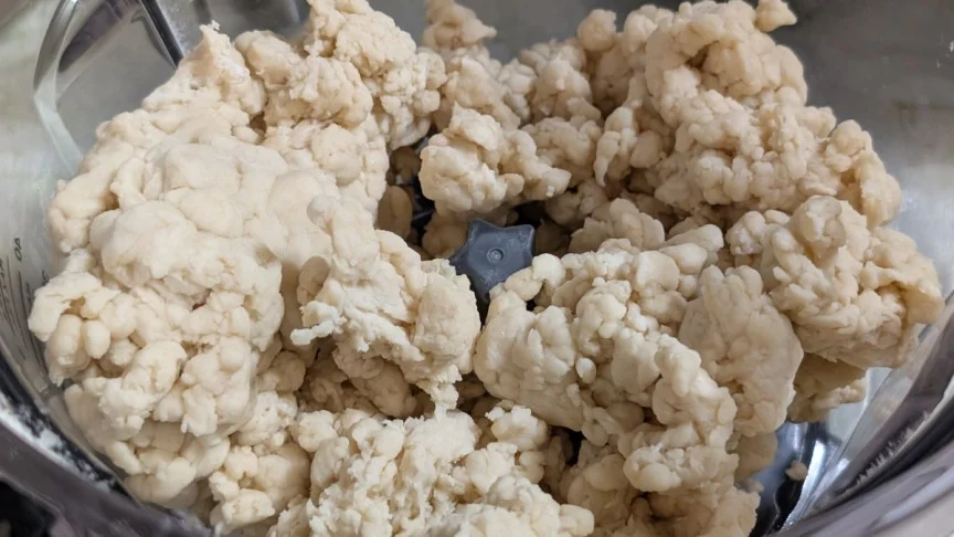 Ninja-CrushBoss-with-loosely-mixed-bread-dough