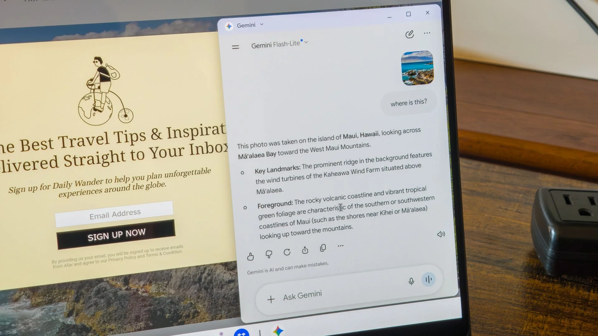 Gemini on a Googlebook