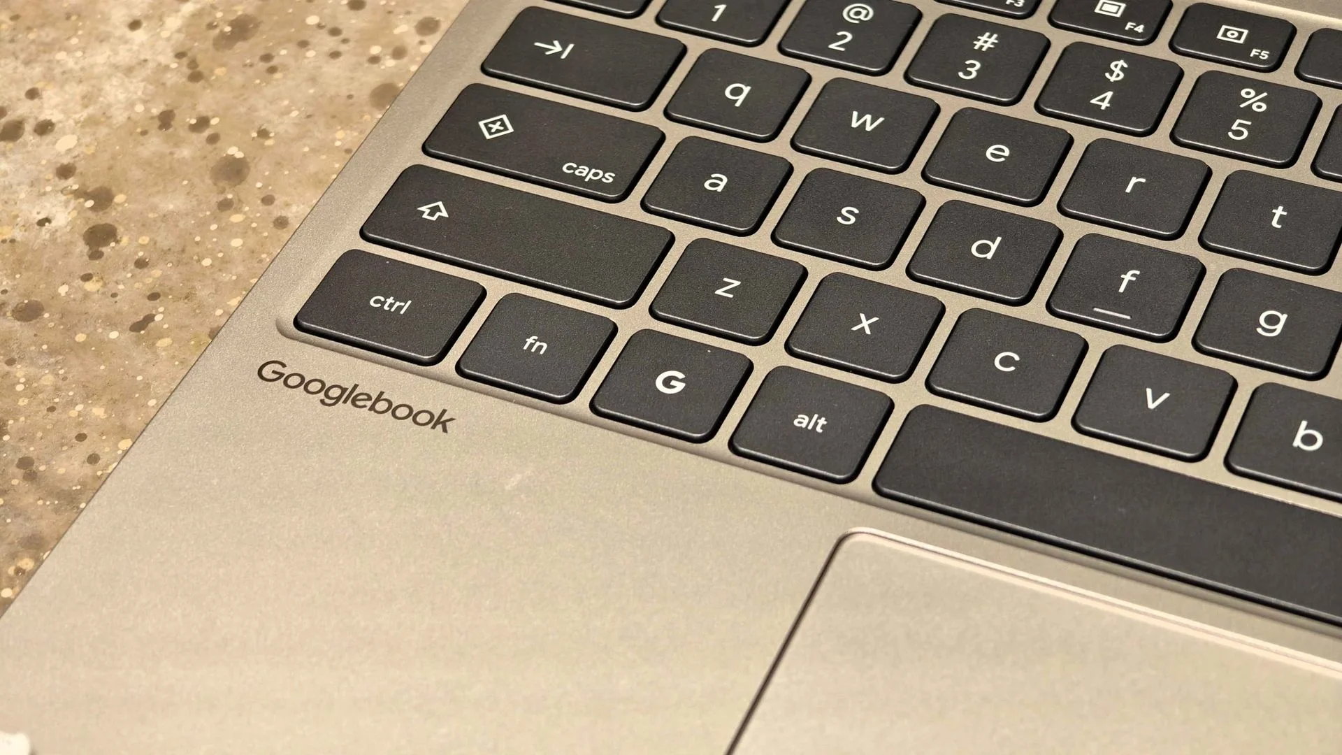 Googlebook keyboard and logo