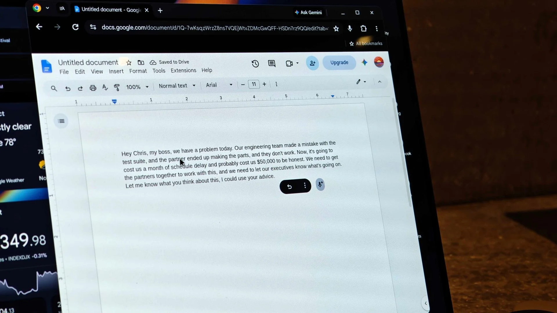 Rambler on a Googlebook
